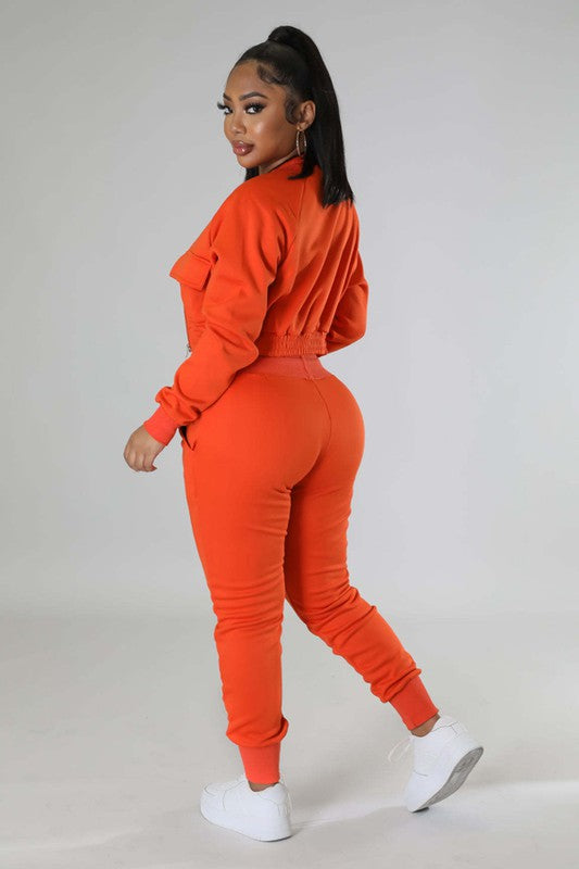 BIANCA TWO PIECE JOGGER SET - Féline Couture 