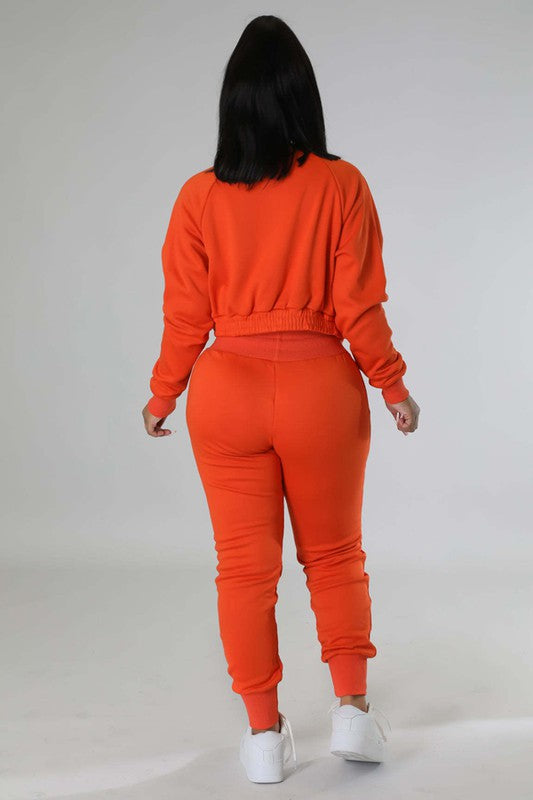 BIANCA TWO PIECE JOGGER SET - Féline Couture 