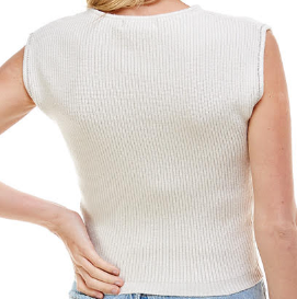 Hotline Bling Rhinestone Sweater Tank - Féline Couture 