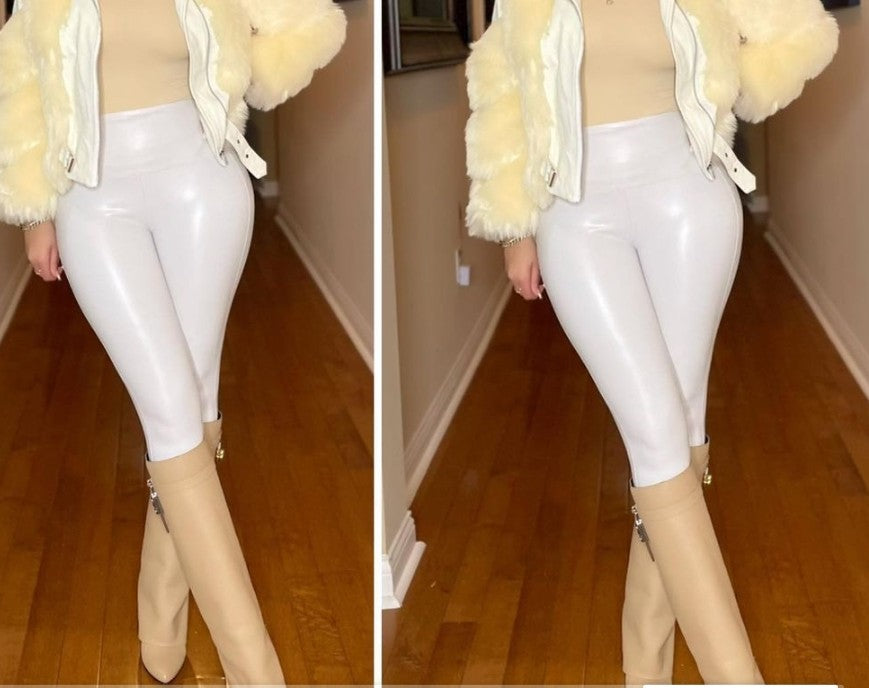All Eyes On Me Leather Pants - Féline Couture 