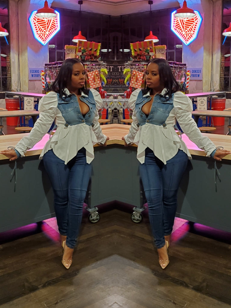 BillieJean is Not My Girl Mid-Rise Skinny Jeans - Féline Couture 
